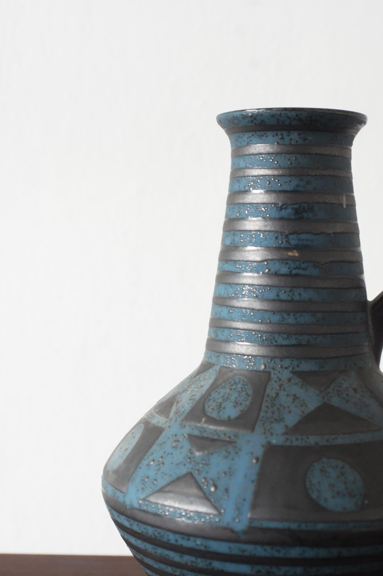 Ceramica Vaso in ceramica di metà secolo Ankara Design/One di Helmut Scholtis da Carstens Tonni in vendita