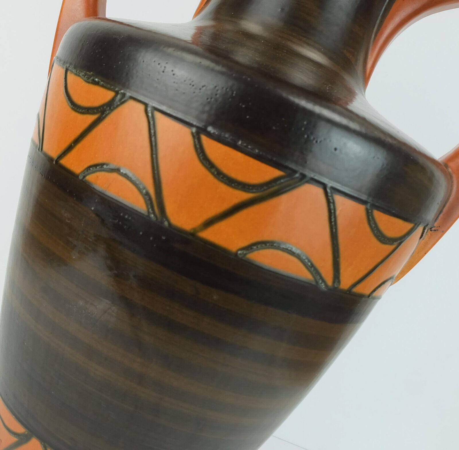 German mid century ceramic VASE floorvase model 681-45 amphora For Sale
