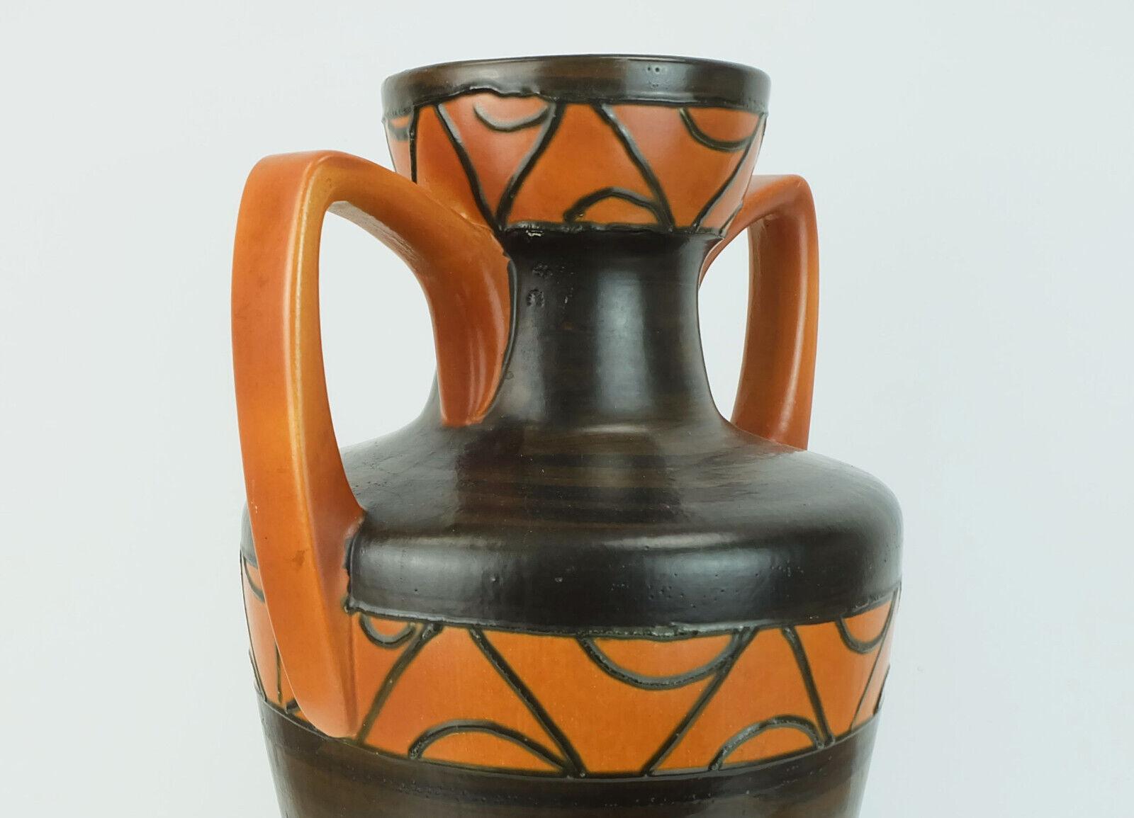 mid century ceramic VASE floorvase model 681-45 amphora For Sale 1