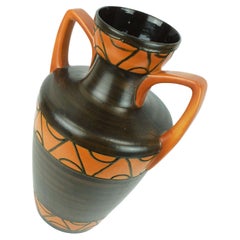 Keramik VASE Bodenvase Modell 681-45 amphora aus der Mitte des Jahrhunderts