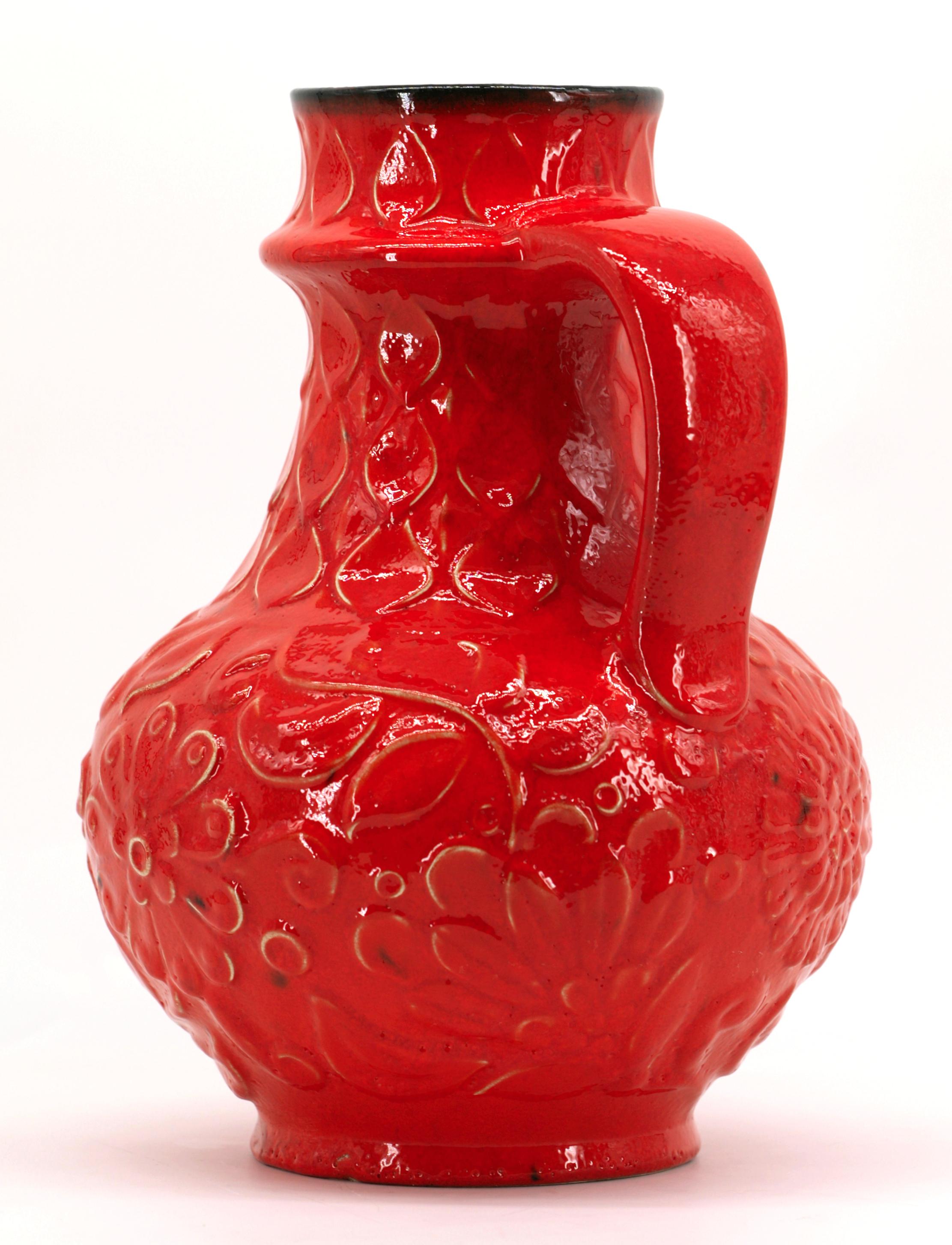 Mid-Century Ceramic Vase, Germany, 1950s In Excellent Condition For Sale In Saint-Amans-des-Cots, FR
