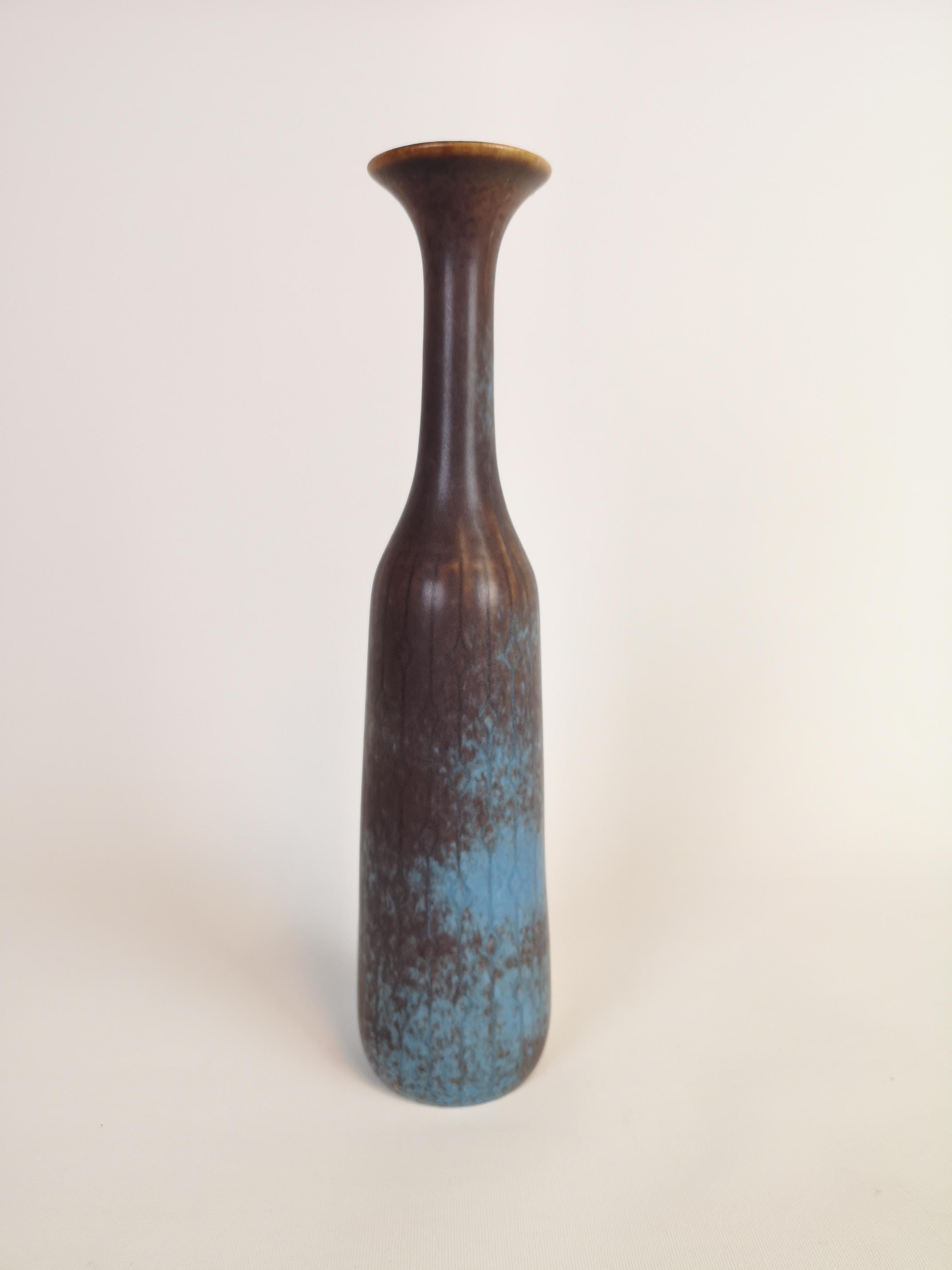 Midcentury Ceramic Vase Gunnar Nylund Rörstrand Sweden In Excellent Condition In Hillringsberg, SE