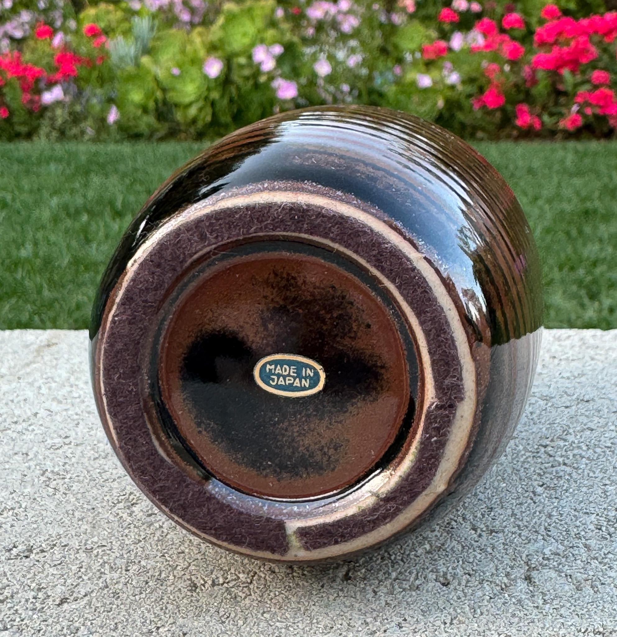 Mid Century Ceramic Vase, Japan, 1960's 3