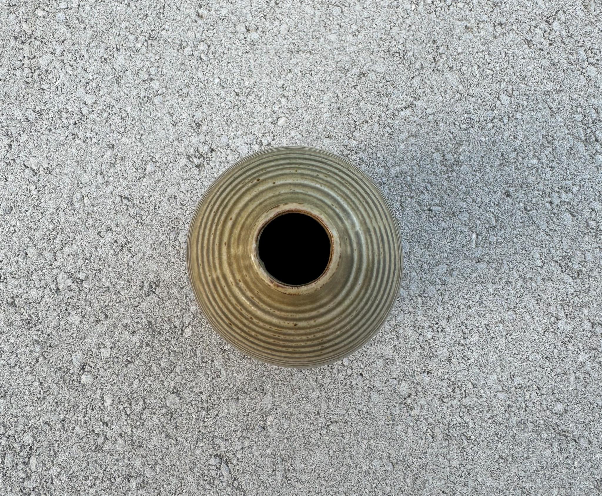 Glazed Mid Century Ceramic Vase,  Japan, 1960's