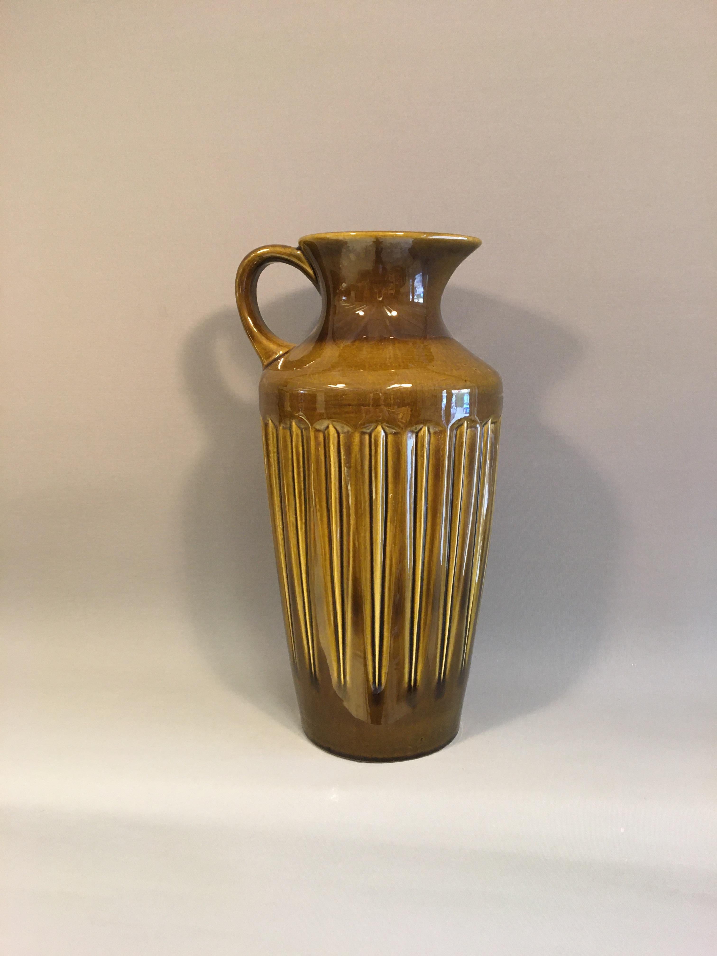 Mid-Century Modern Midcentury Ceramic vase/ jug by Bay West Germany, 1960 For Sale