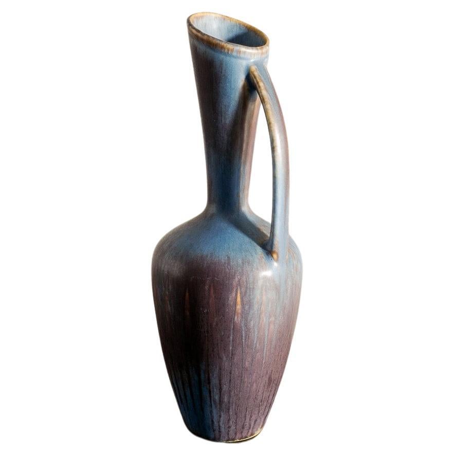 Keramikvase Krug aus der Mitte des Jahrhunderts von Gunnar Nylund für Rörstrand Schweden 1950er Jahre  im Angebot