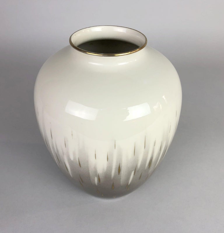 MidCentury Ceramic Vase Veb Lichte, 1950's For Sale at 1stDibs