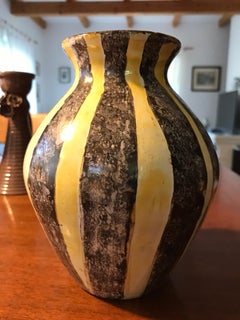 Midcentury Ceramic Vase with DM Mark