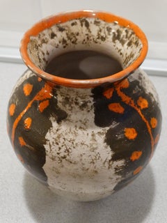 Midcentury Ceramic Vase with DM Mark