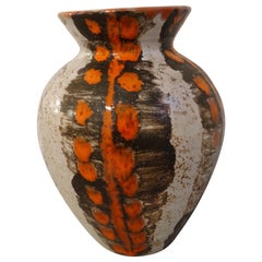 Vintage Midcentury Ceramic Vase with DM Mark