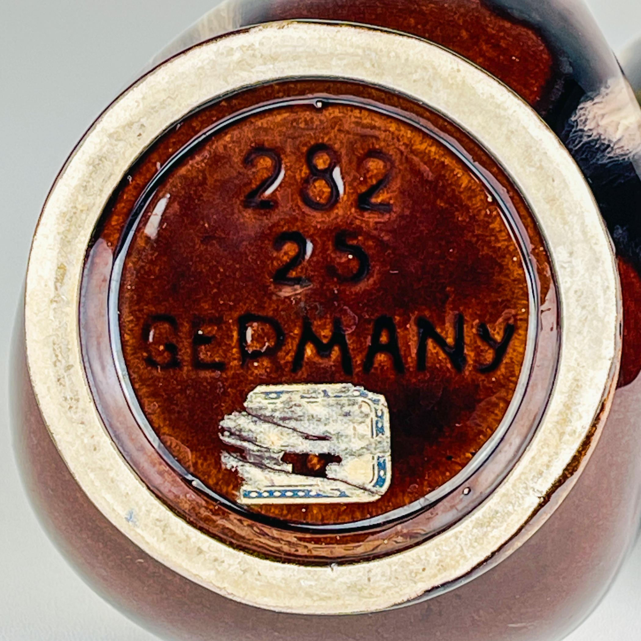 Vasi in ceramica di metà secolo di Bay Keramik, Germania Occidentale, anni '60, set di 2 in vendita 5