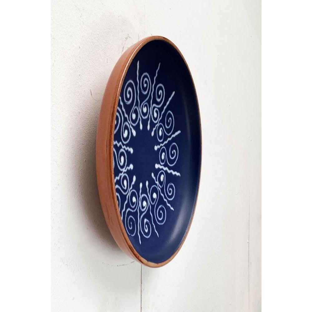 Mid-Century Ceramic Wall Plaque Plate, 1960s, in Very Good conditions. Designed 1960 to 1969.

Additional information:
Materials: Ceramic
Color: Blue
Styles: Mid-Century Modern
Item Type: Vintage, Antique or Pre-owned
Dimensions:11.81ʺW × 1.97ʺD ×