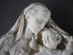 Mid-Century Ceramic Wall Relief, Europe