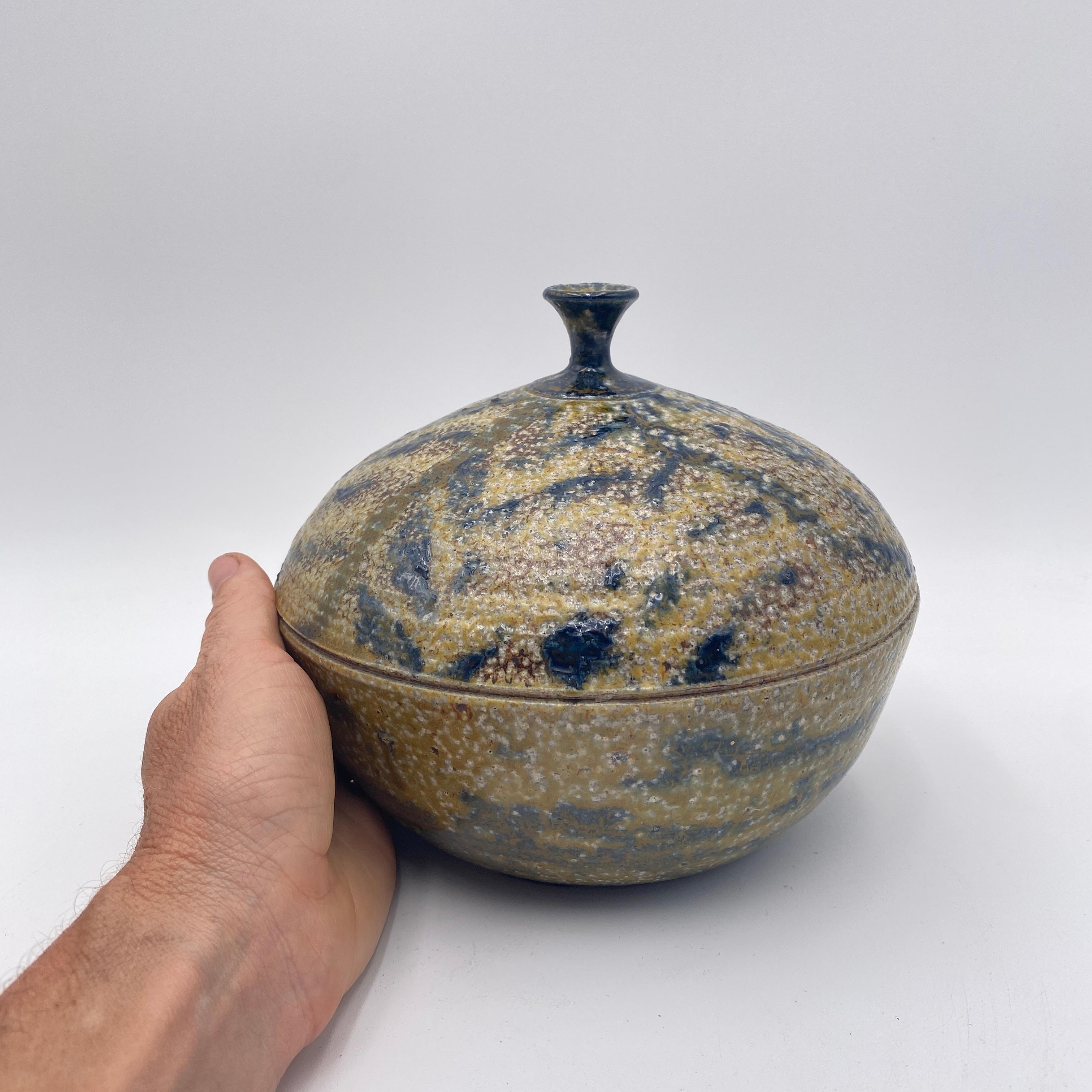Milieu du XXe siècle Pot de désherbage en céramique du milieu du siècle Californie 1960s en vente