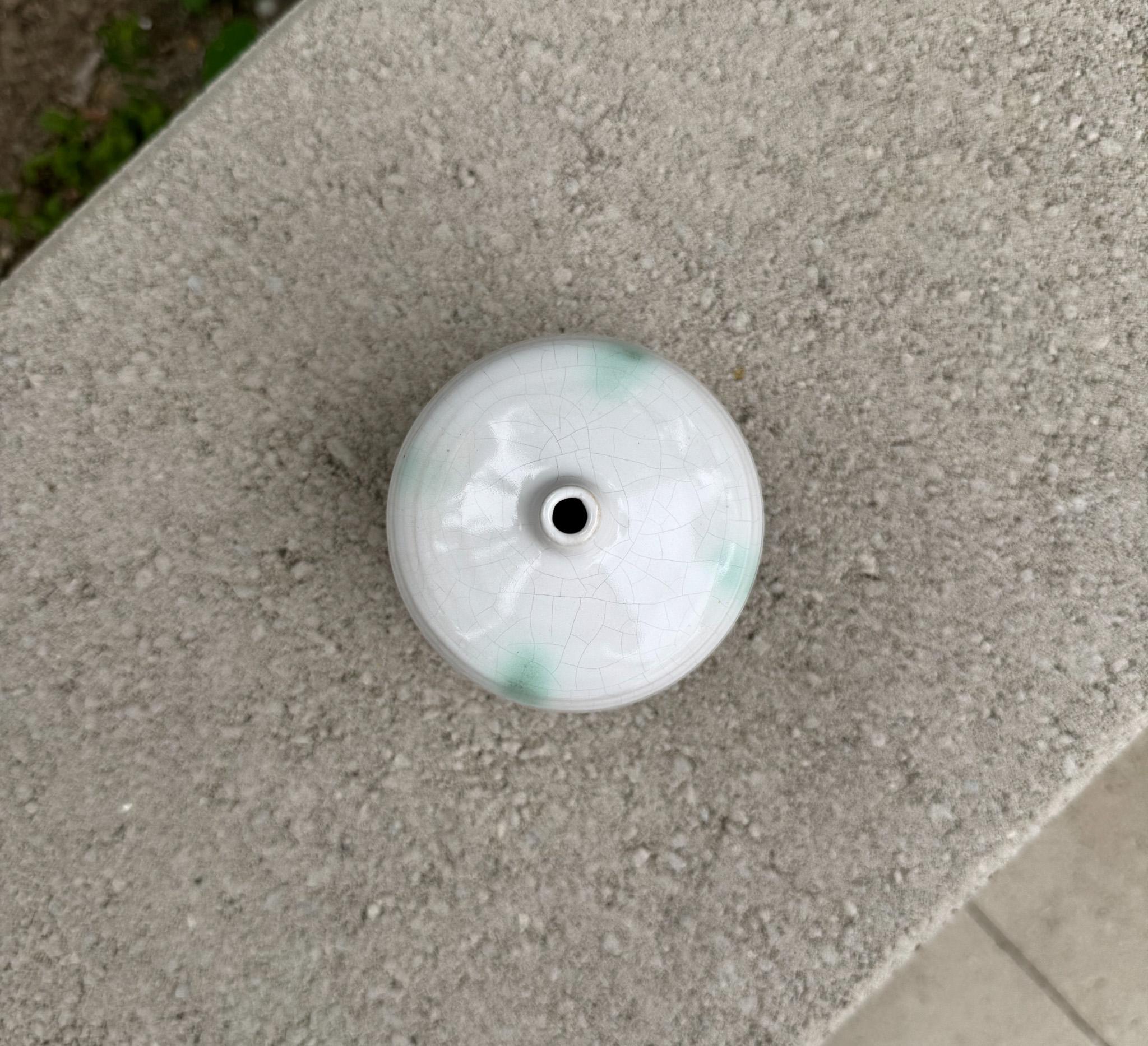 Smaltato Vaso per erbacce in ceramica di metà secolo, Giappone, 20° secolo in vendita