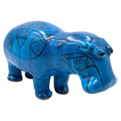 Mid Century Ceramic "William the Hippo" Sculpture by Metropolitan Museum