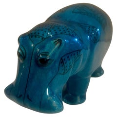 Scultura in ceramica di metà secolo "William Williams l'ippopotamo" del Metropolitan Museum