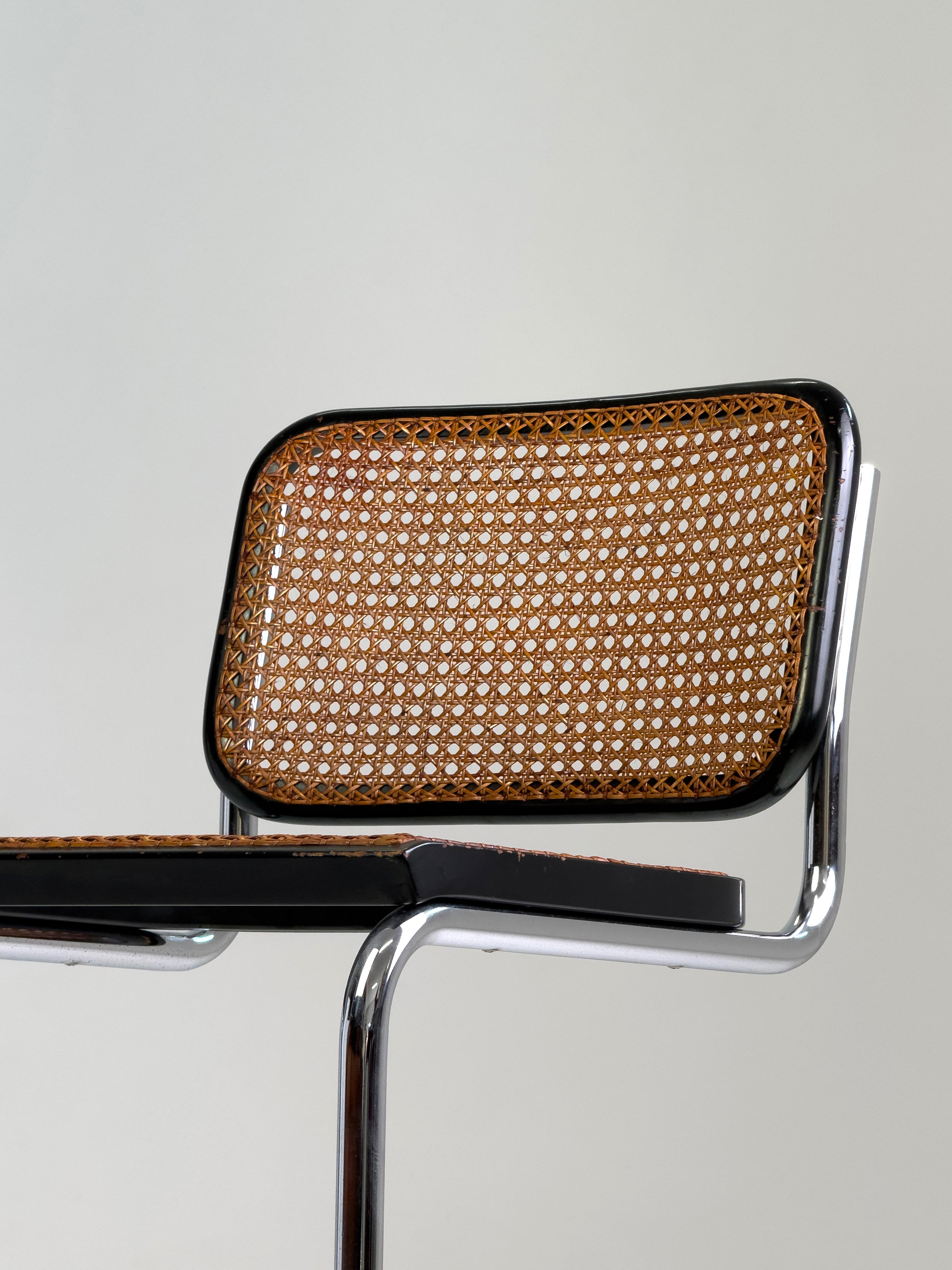 Cesca Stuhl aus der Mitte des Jahrhunderts, entworfen von Marcel Breuer für Gavina, Italien, 1960er Jahre im Angebot 4