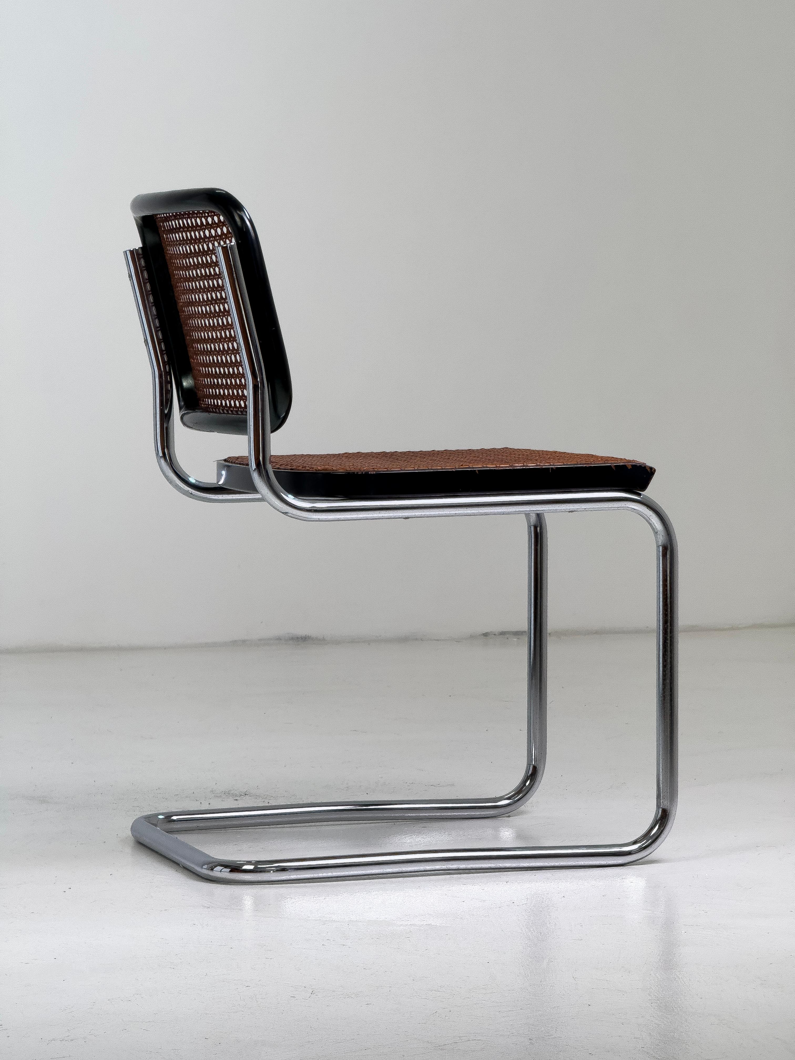 Cesca Stuhl aus der Mitte des Jahrhunderts, entworfen von Marcel Breuer für Gavina, Italien, 1960er Jahre (Mitte des 20. Jahrhunderts) im Angebot