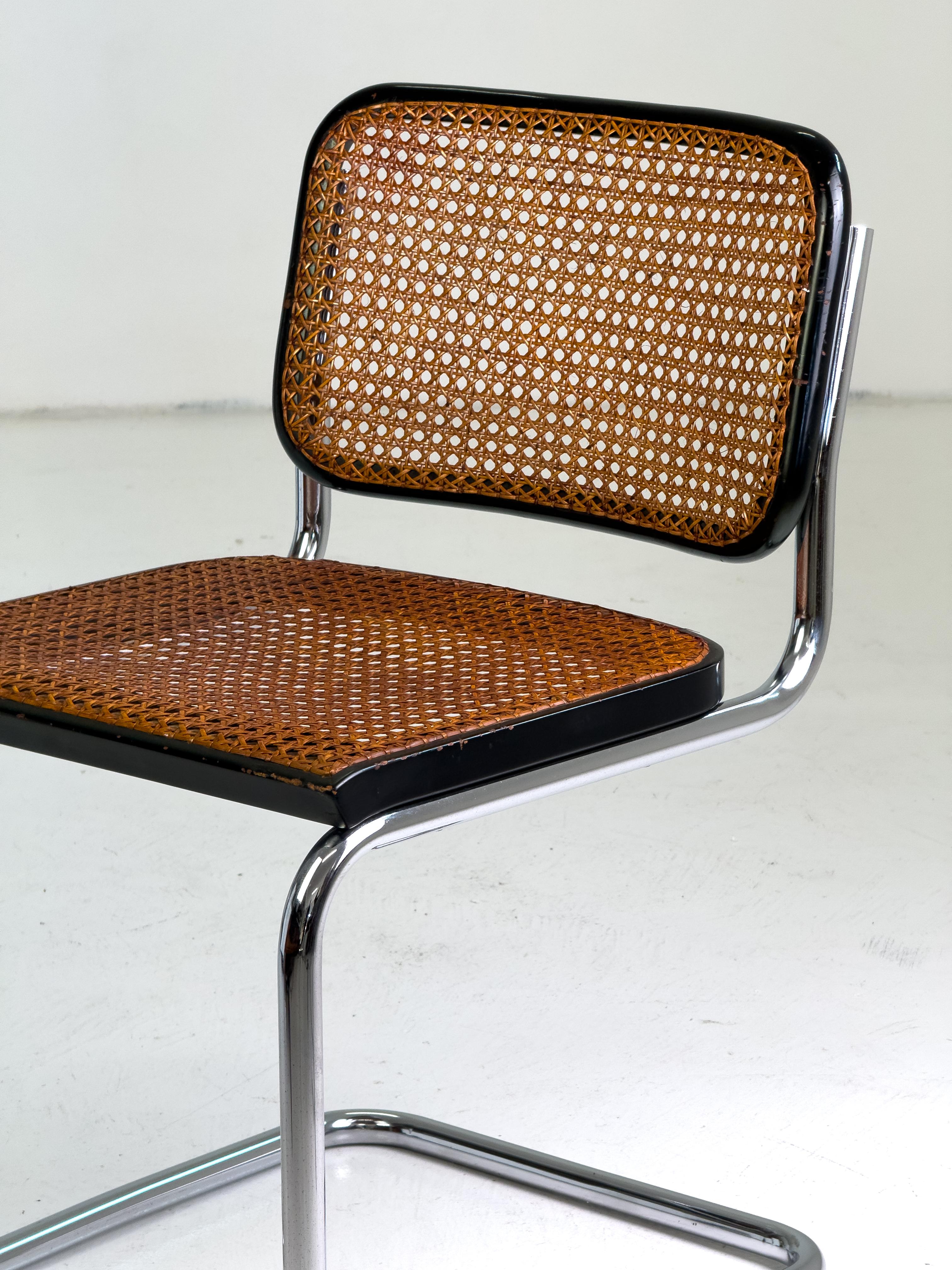 Cesca Stuhl aus der Mitte des Jahrhunderts, entworfen von Marcel Breuer für Gavina, Italien, 1960er Jahre im Angebot 1