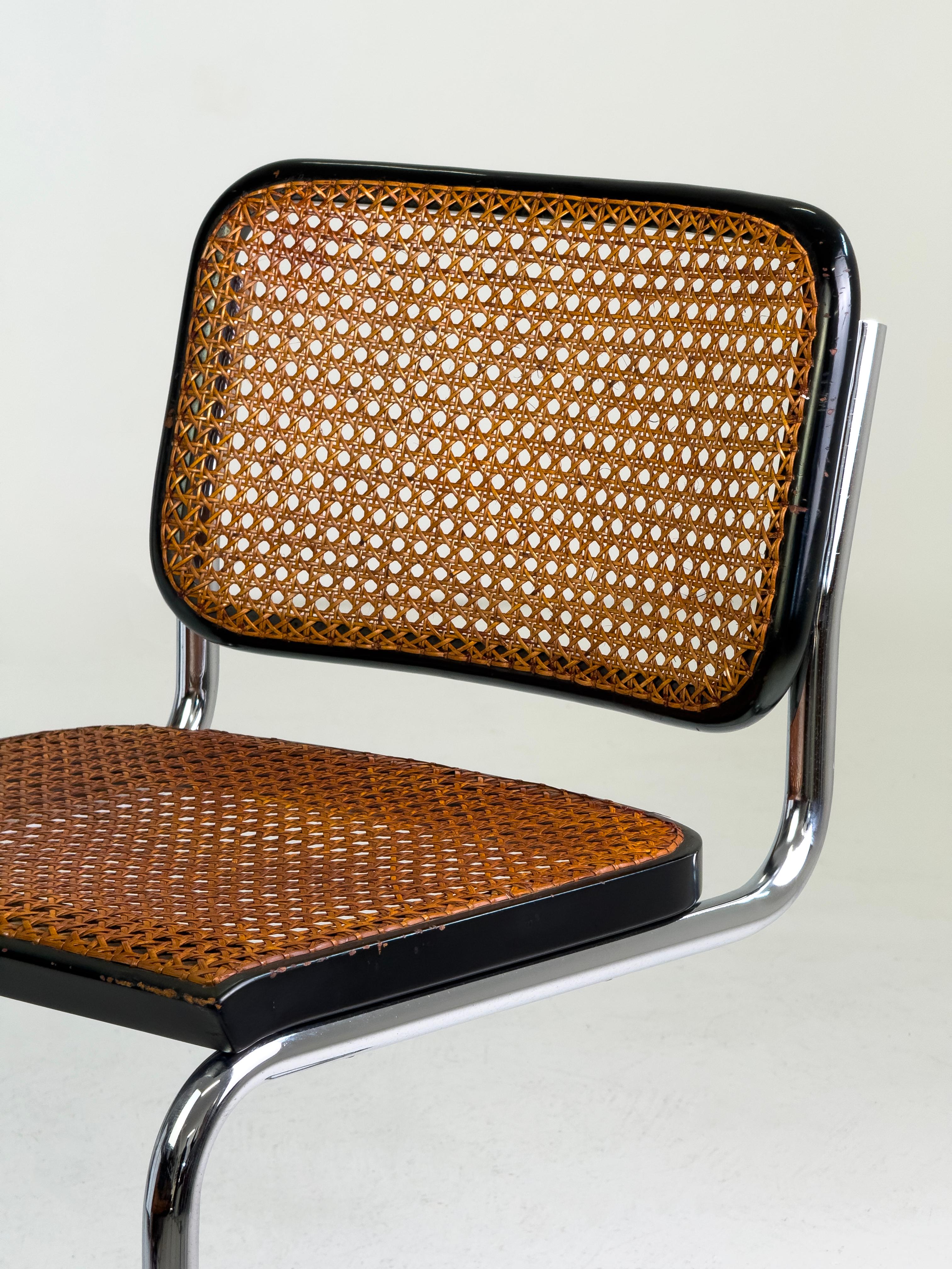 Cesca Stuhl aus der Mitte des Jahrhunderts, entworfen von Marcel Breuer für Gavina, Italien, 1960er Jahre im Angebot 2