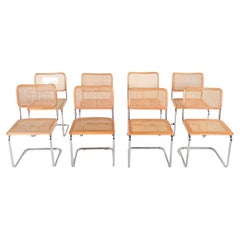 Antique Mid-Century Cesca Dining Chairs by Marcel Breuer for Knoll