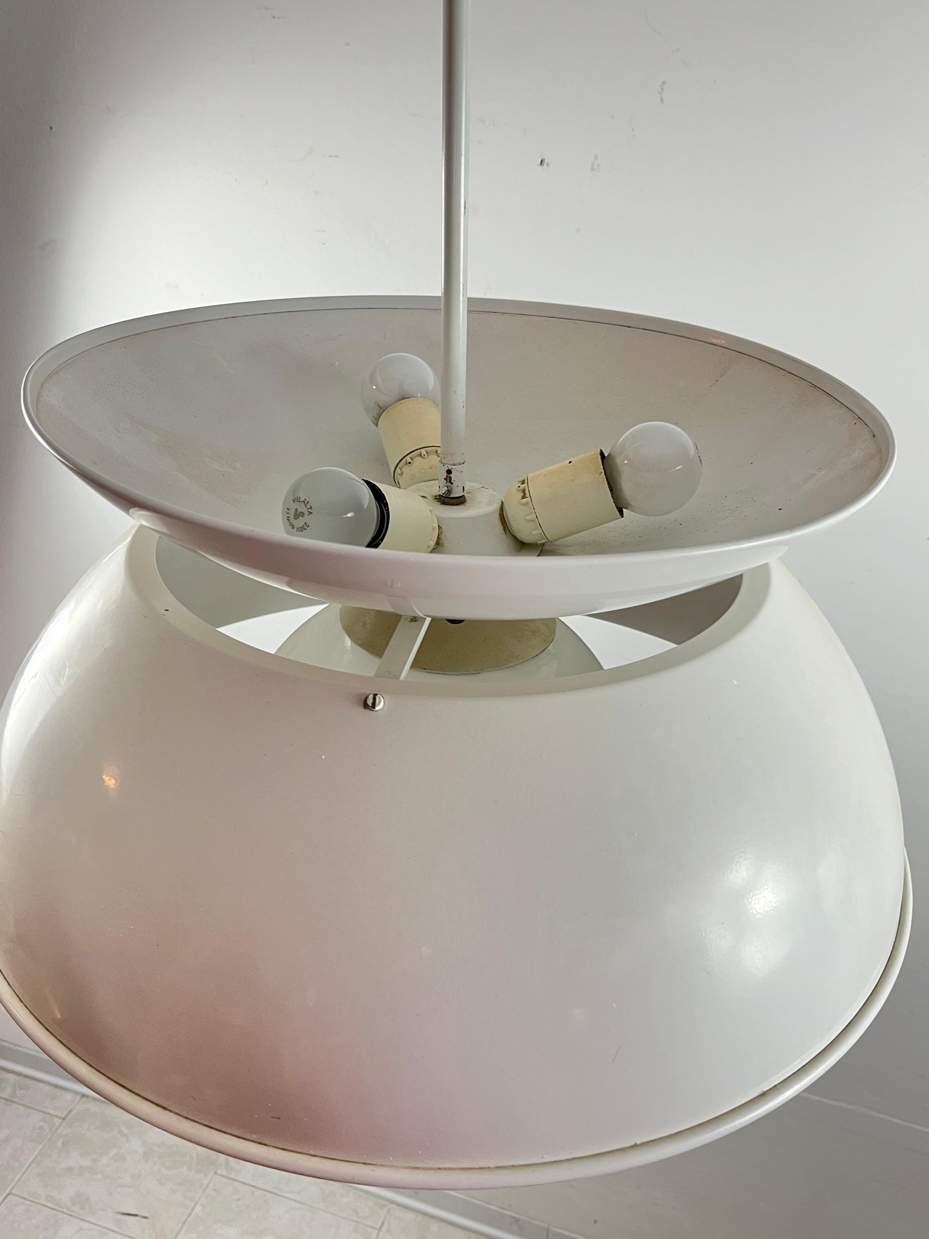 Mid-20th Century Mid-Century Cetra Model Chandelier Attributed To Vico Magistretti for Artemide For Sale