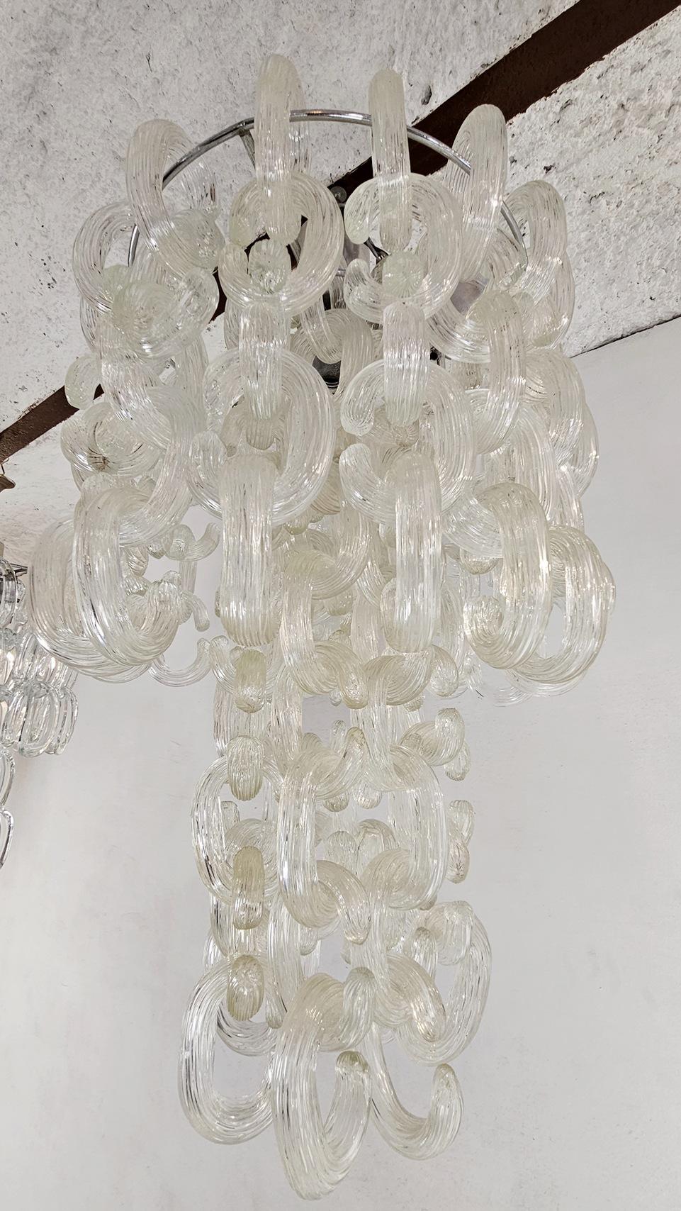 Lampadario di Murano di metà secolo 
