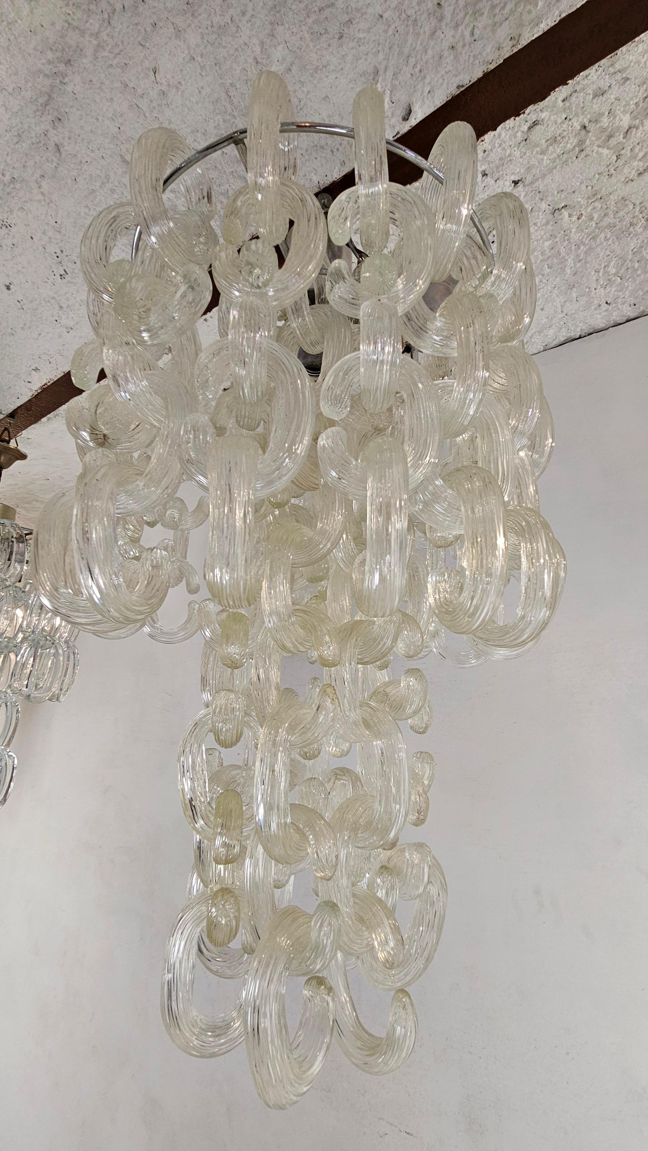 XX secolo Lampadario di Murano di metà secolo 