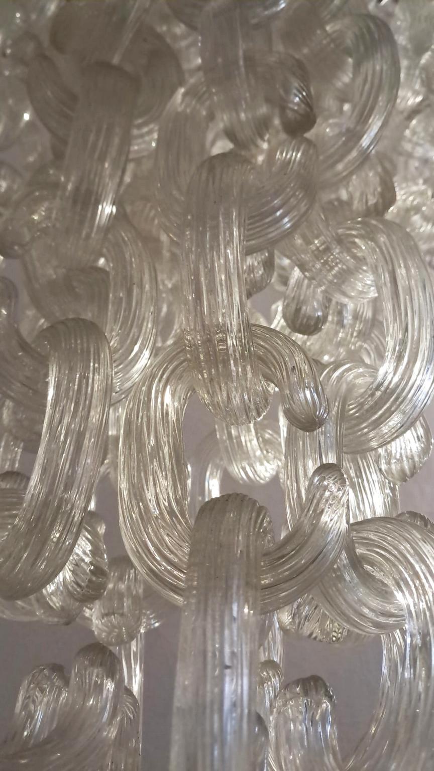 Lampadario di Murano di metà secolo 