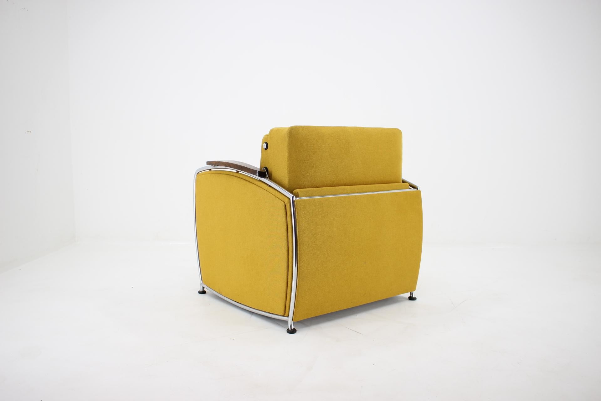 Midcentury Chair/Bed, Czechoslovakia 6