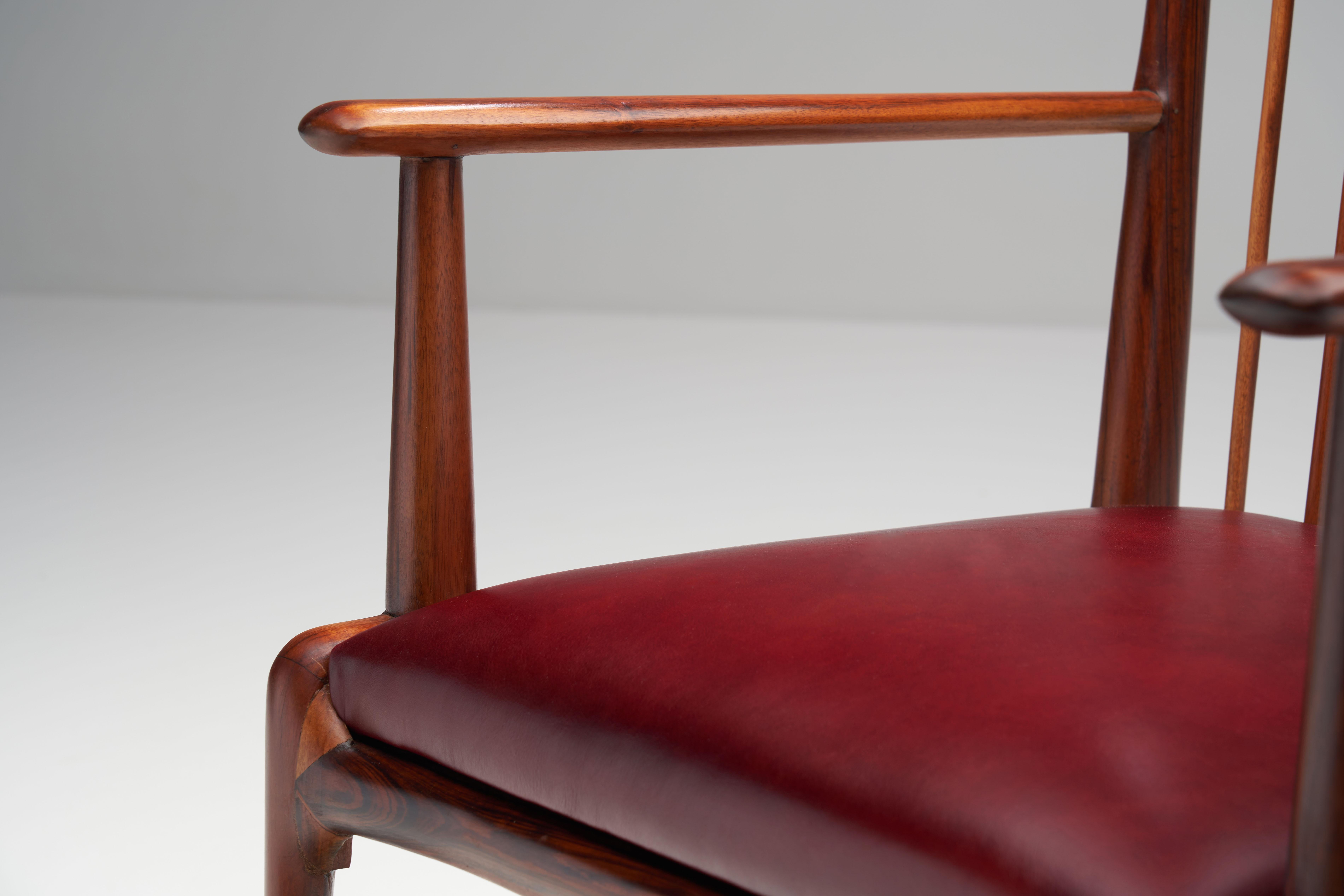 Mid-Century Chair by Branco & Preto (attr.), Brazil 1950s For Sale 2
