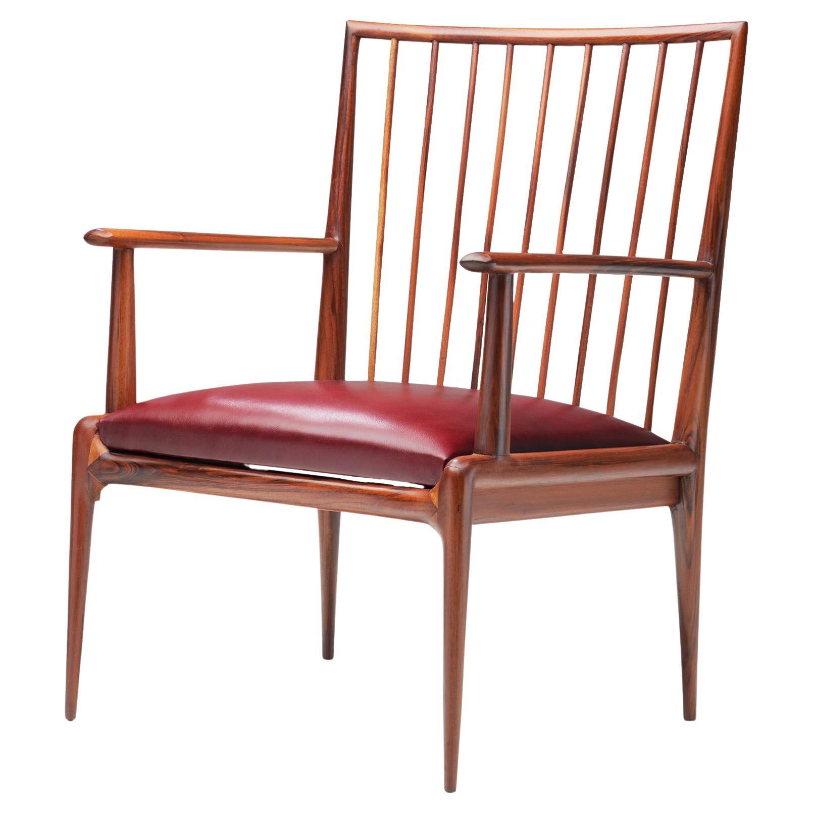 Mid-Century Chair by Branco & Preto (attr.), Brazil 1950s For Sale