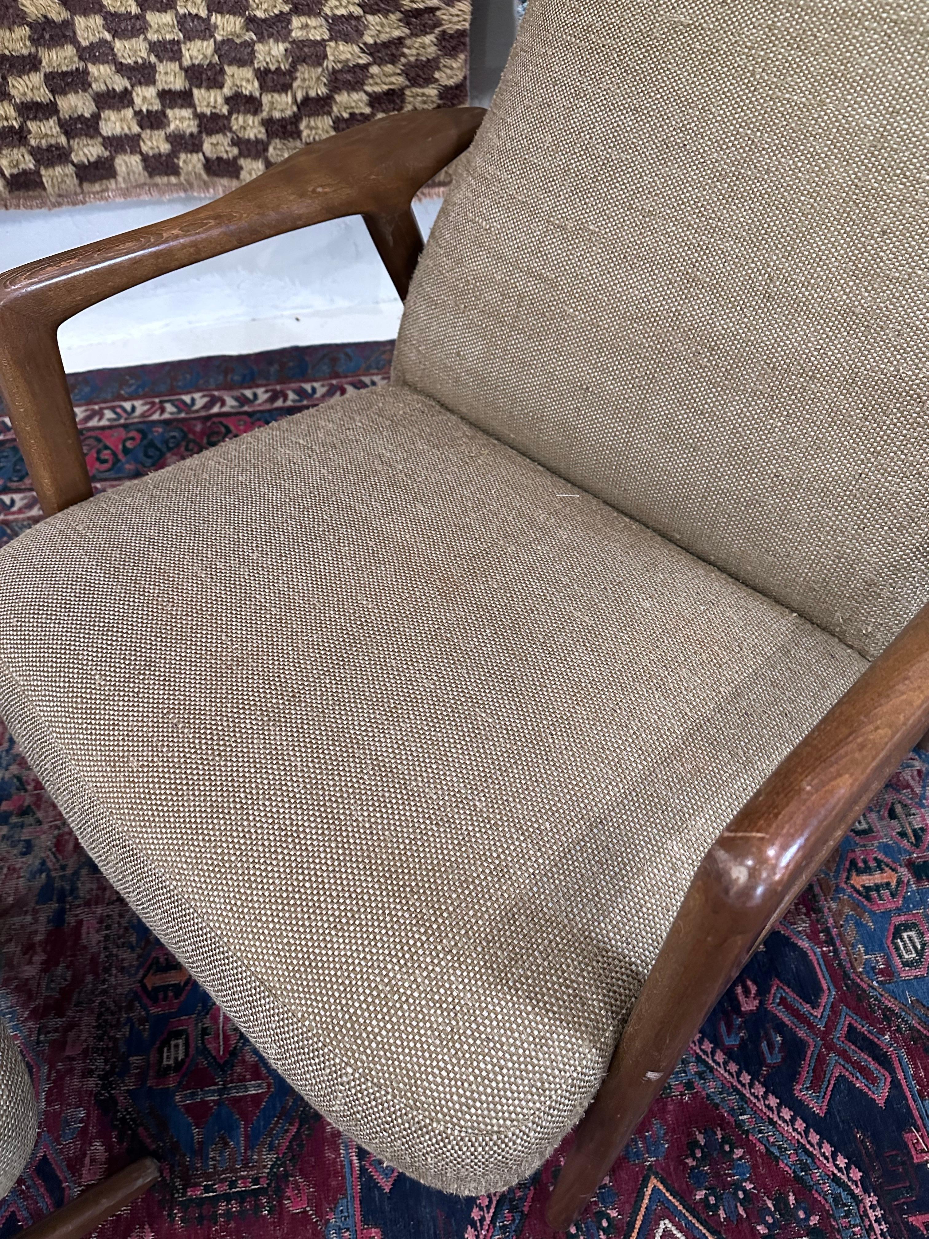 Mid-Century Chair by Folke Ohlsson for DUX In Good Condition For Sale In Nashville, TN