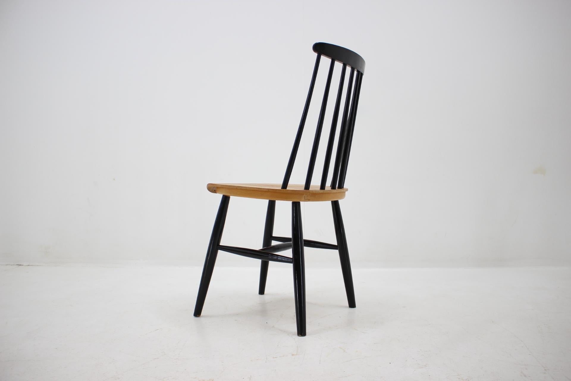 Lacquered Midcentury Chair Designed by Ilmari Tapiovaara, Finland, 1960s