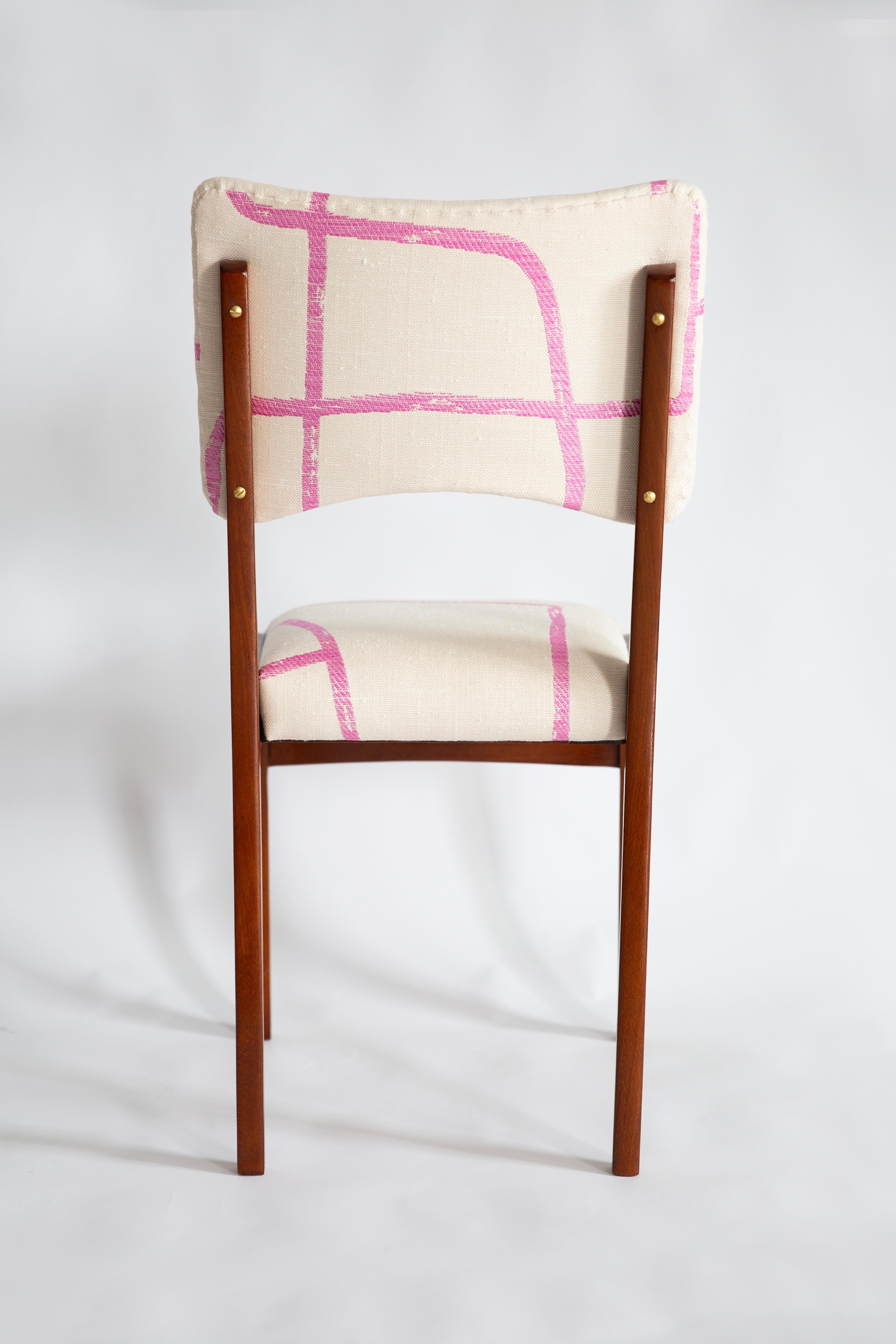 Mid Century Chair, Promenade Kafkaïenne Jacquard, Rajmund Halas, Poland, 1960s In Excellent Condition For Sale In 05-080 Hornowek, PL