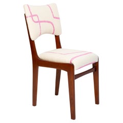 Mid Century Chair, Promenade Kafkaïenne Jacquard, Rajmund Halas, Poland, 1960s