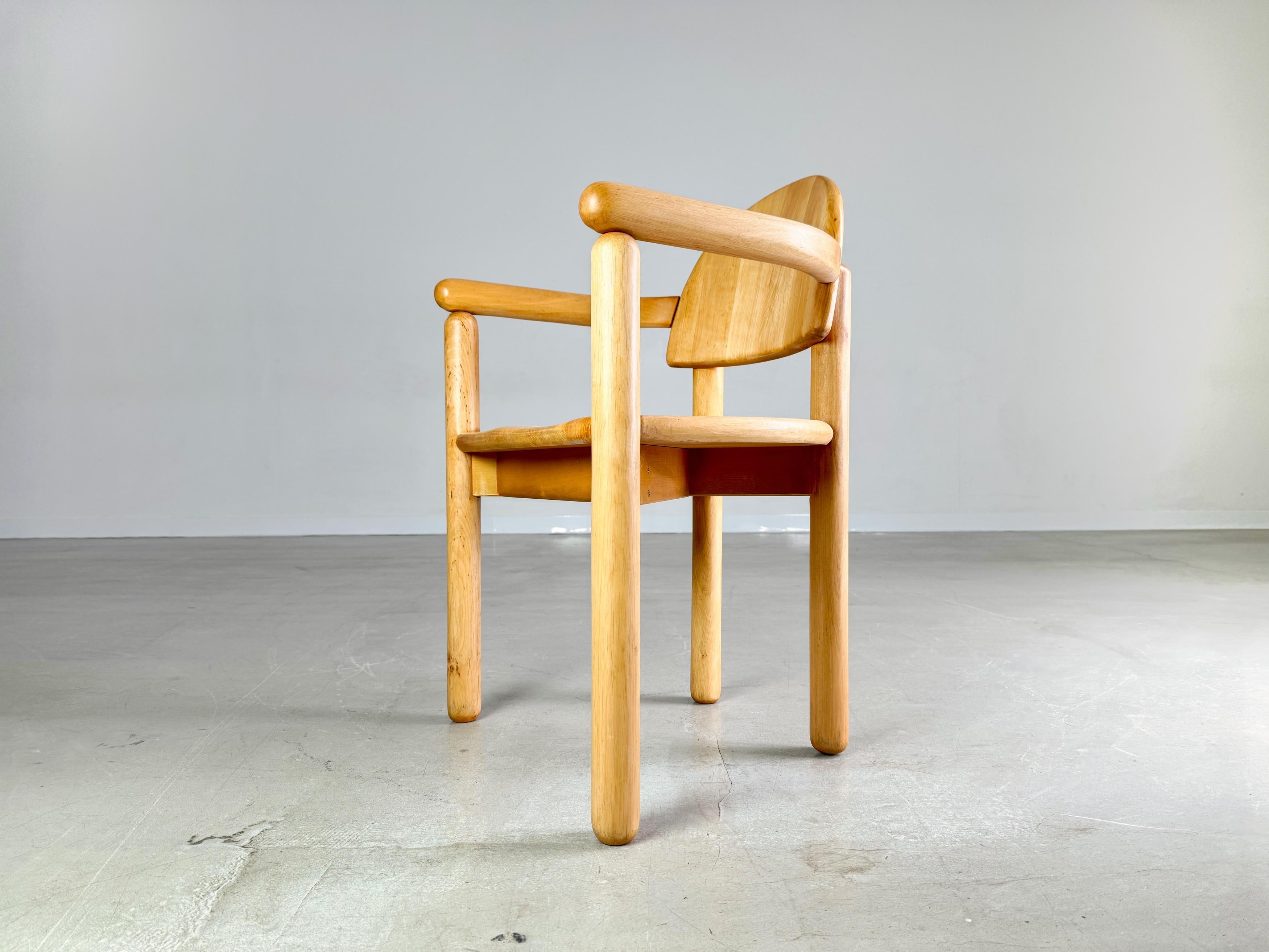 Mid-Century Modern Mid Century Chair Rainer Daumiller Armrest Beech Vintage For Sale