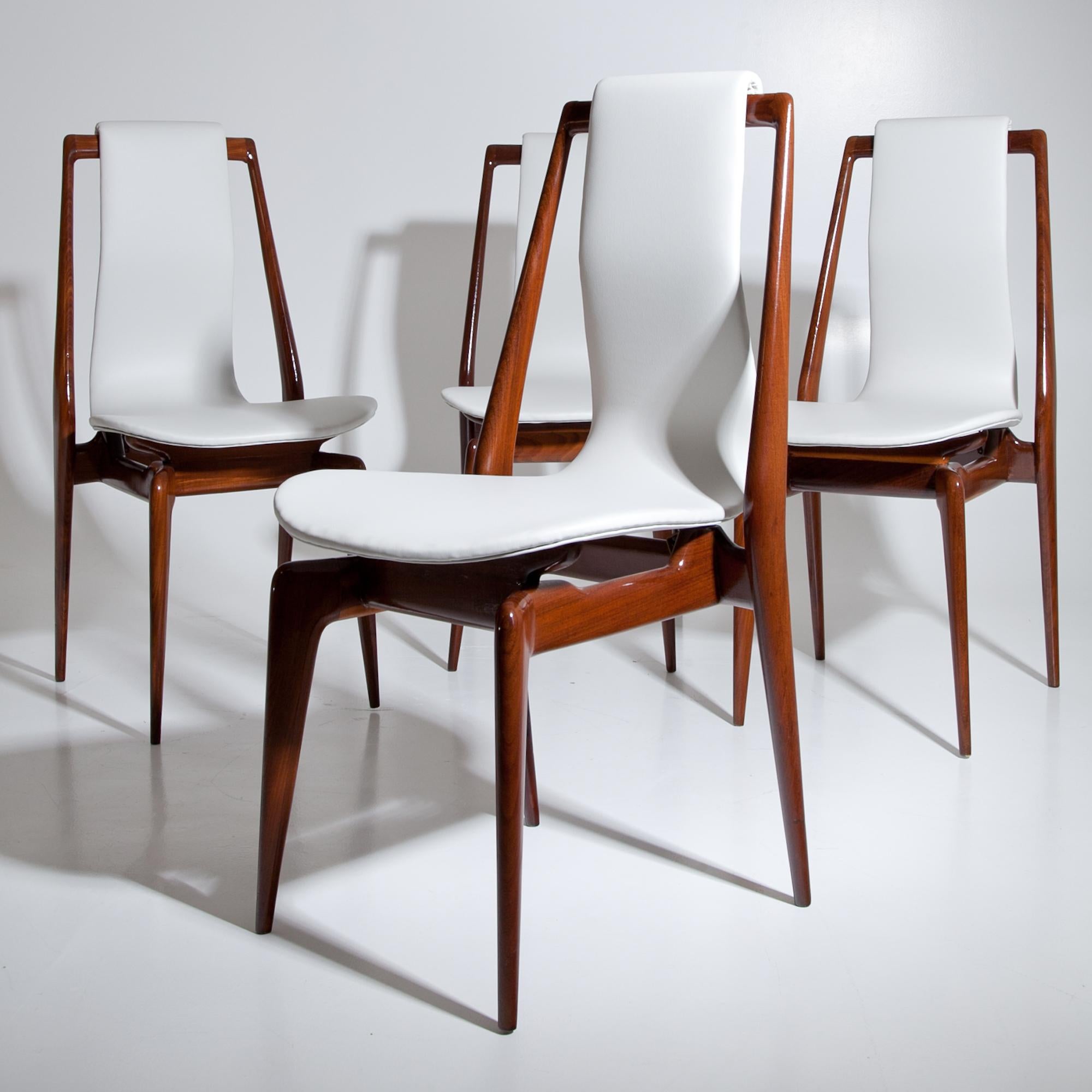 Mid-Century Modern Midcentury Chairs Attributed to Dassi, Italy 1950s