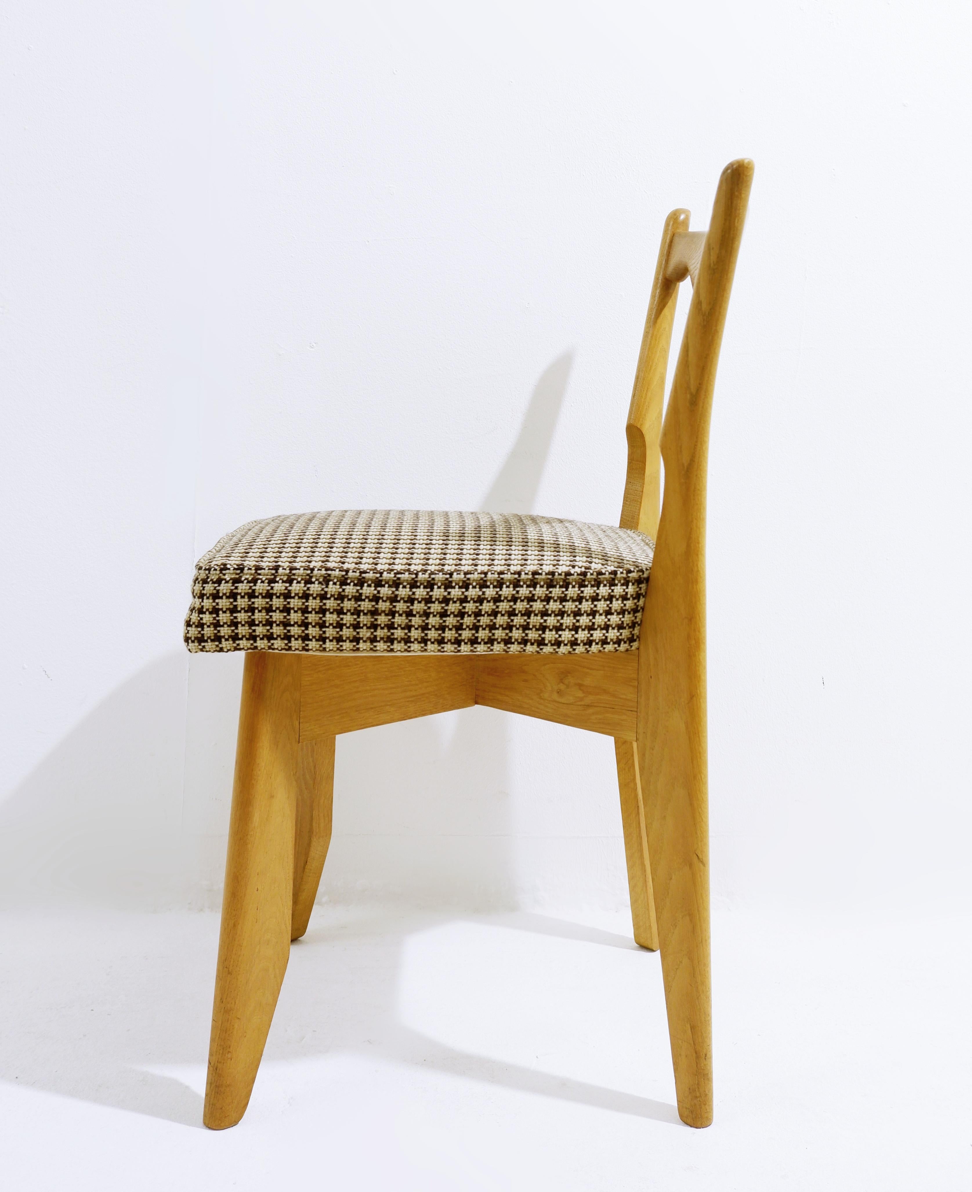 Mid-Century Chairs by Guillerme & Chambron for Votre Maison, Set of 6 1