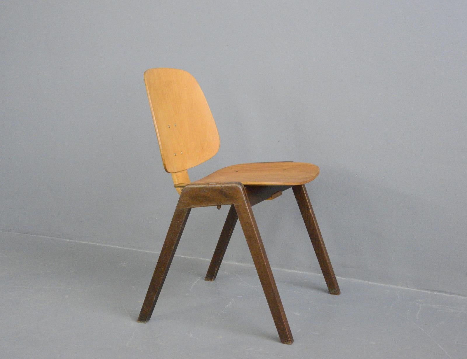 Midcentury Chairs by Joe Atkinson for Thonet, circa 1950s 5
