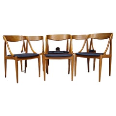 Mid Century Chairs, in solid teak, by Johannès Andersen for Uldum Mobelfabrik