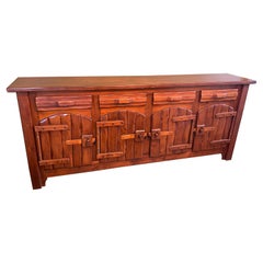 Mid-Century Chalet Style Sideboard, France, 1960's