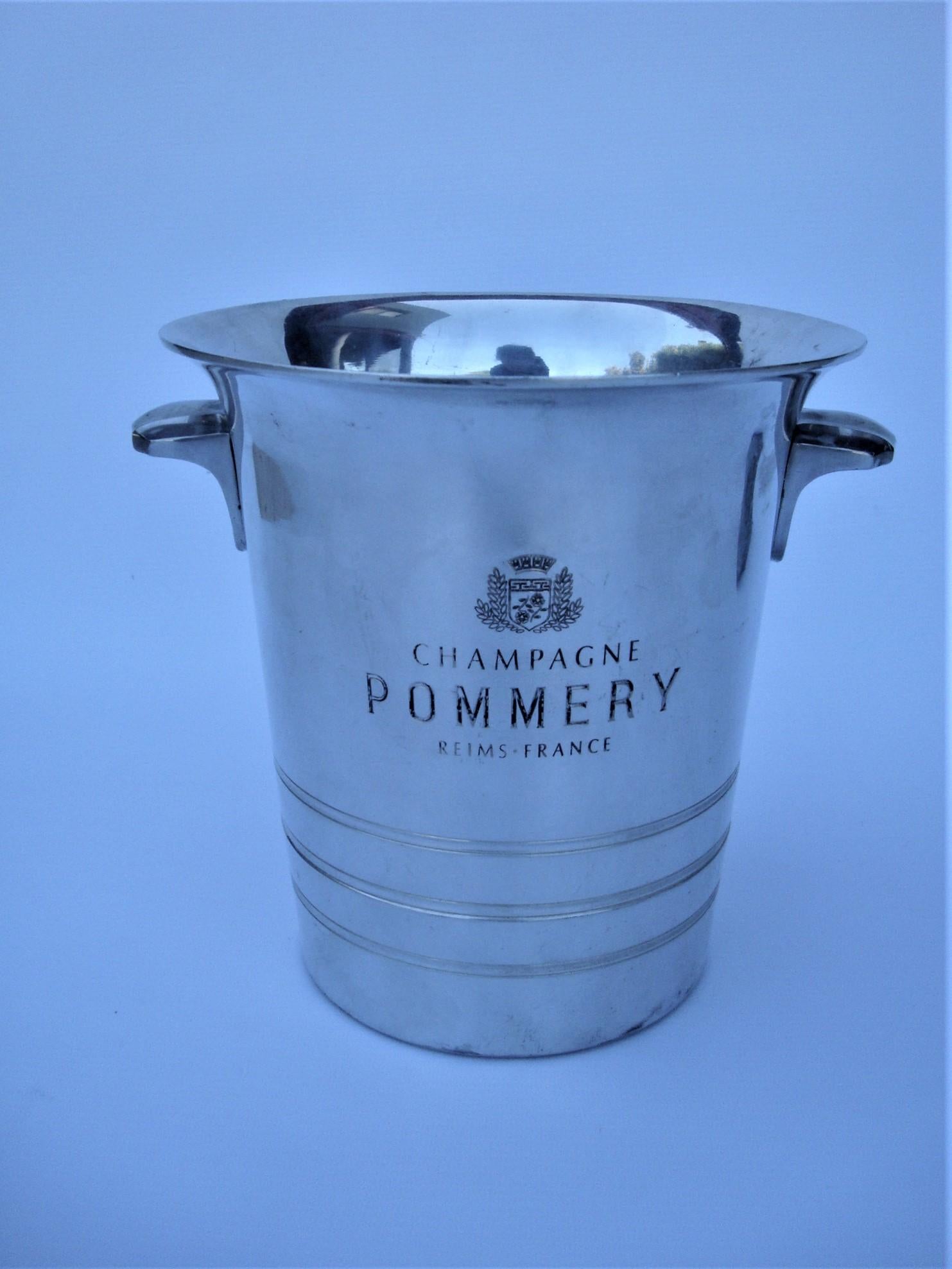pommery champagne ice bucket