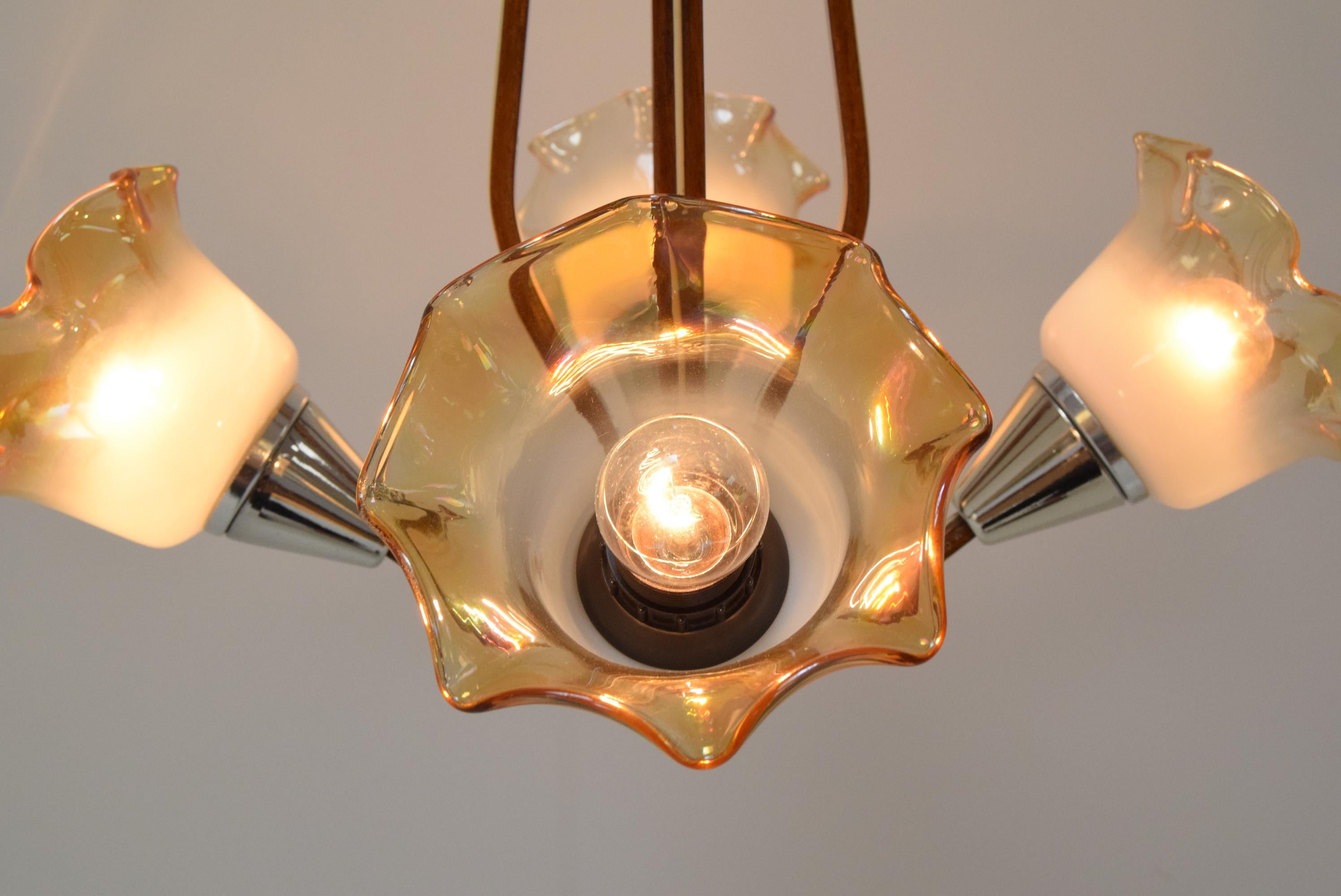 Lampadario di metà secolo, 1960 in vendita 8
