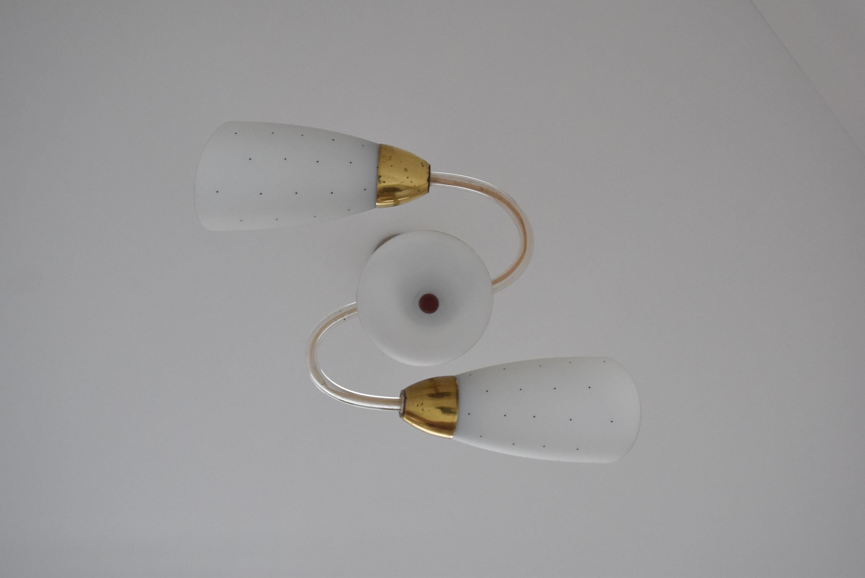 Mid-century Chandelier , 1960‘s. In Good Condition For Sale In Praha, CZ