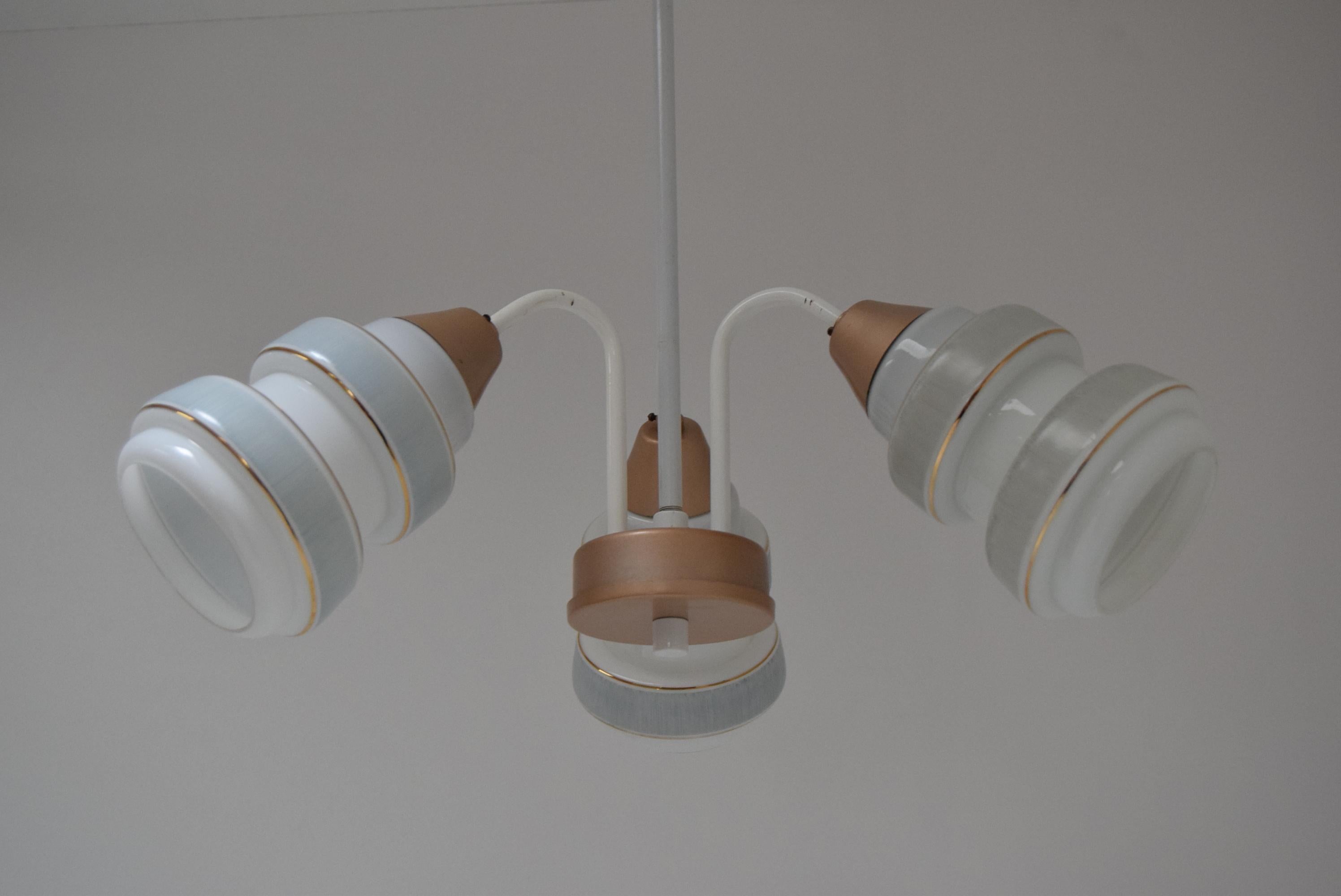 Late 20th Century Midcentury Chandelier, 1970s For Sale