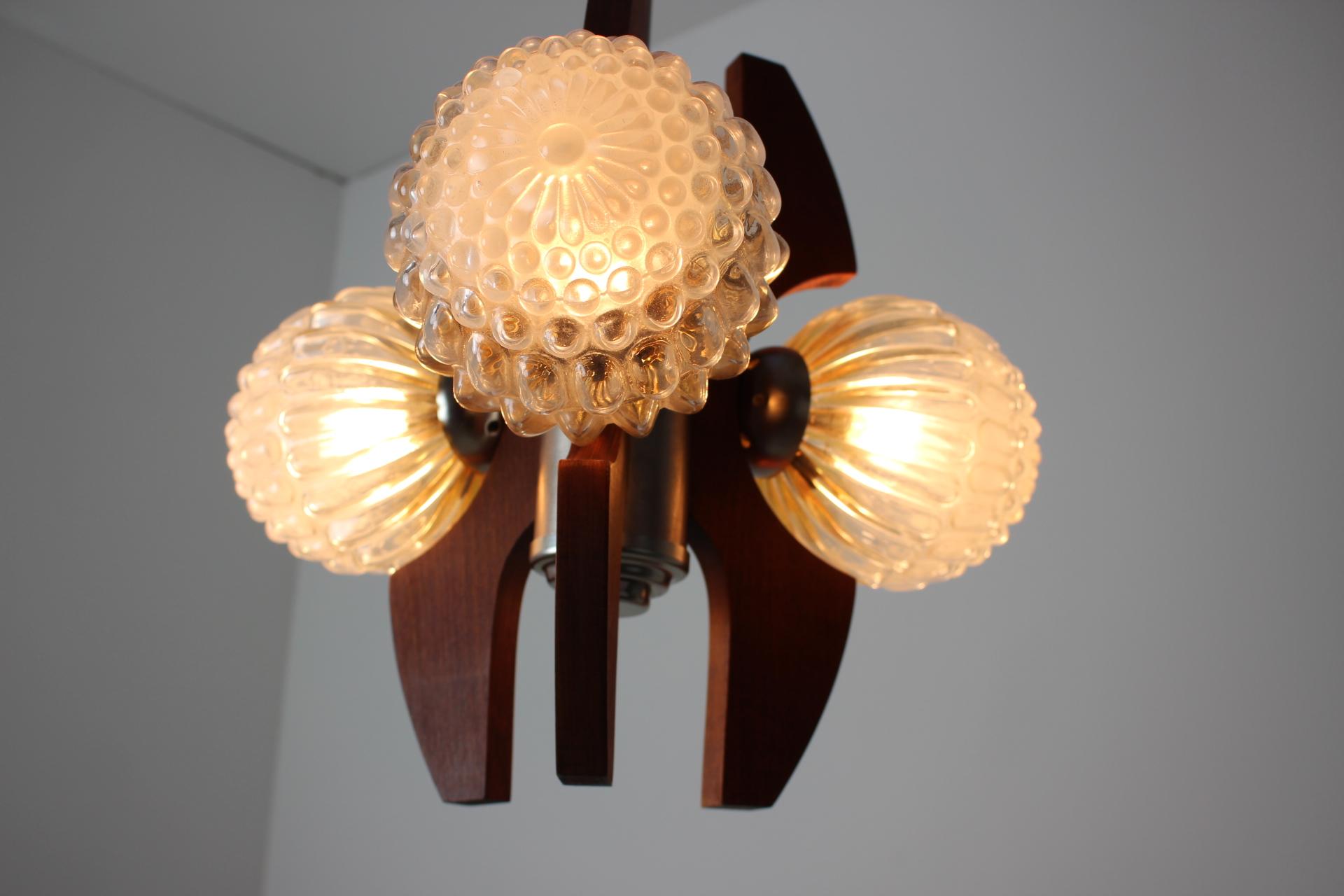 Mid-Century Chandelier, 1970's For Sale 1