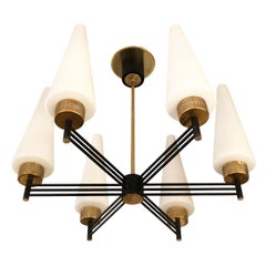 Mid-Century Chandelier by Bruno Chiarini