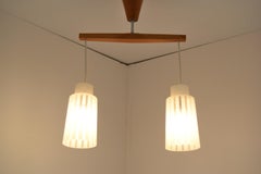 Mid-Century Chandelier by Drevo Humpolec, 1970's